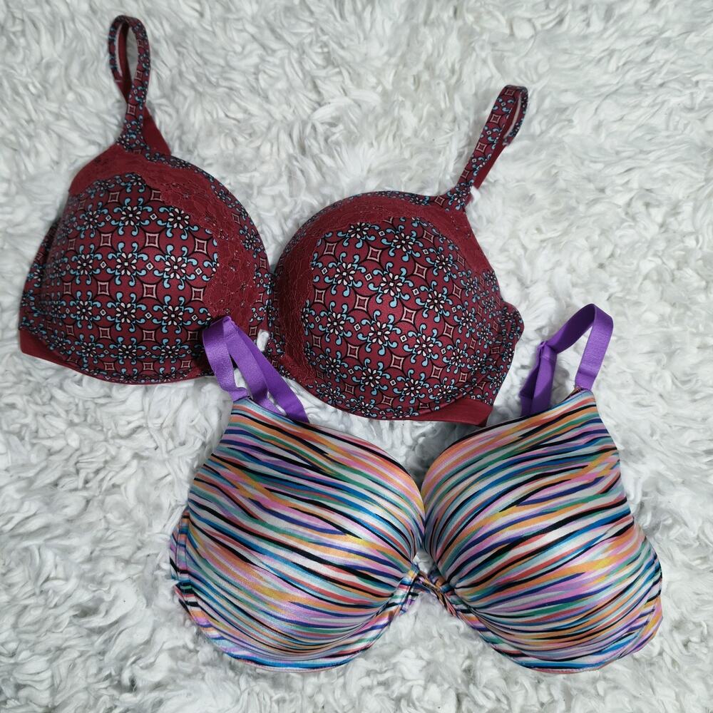 Victoria's Secret Plunge Push-up Bra Bundle 38DD